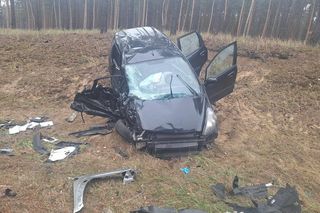 Koszmarny wypadek na DK10 pod Bydgoszczą! Jest nagranie z momentu zderzenia [WIDEO]