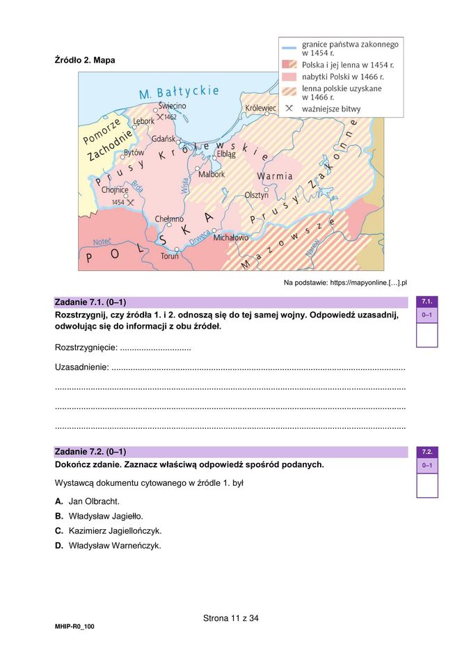 Matura historia 2025: Odpowiedzi i arkusze CKE [19.05.2025] nowa formuła 2023	