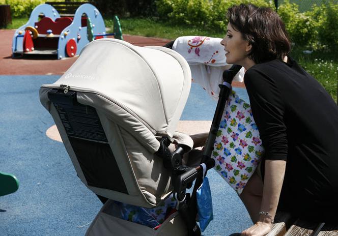 Dorota Gardias zawsze jest dobrze przygotowana na spacer