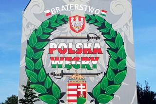 Polsko-węgierski mural na Pomorzanach