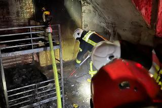 Pożar domu dziecka w Klęczanach