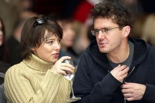 Anna Mucha ze swoimi partnerami - Jakubem Wonsem, Kubą Wojewódzkim i Marcelem Sorą