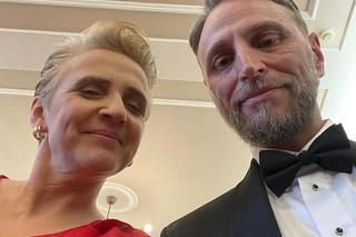 Joanna Scheuring-Wielgus z mężem