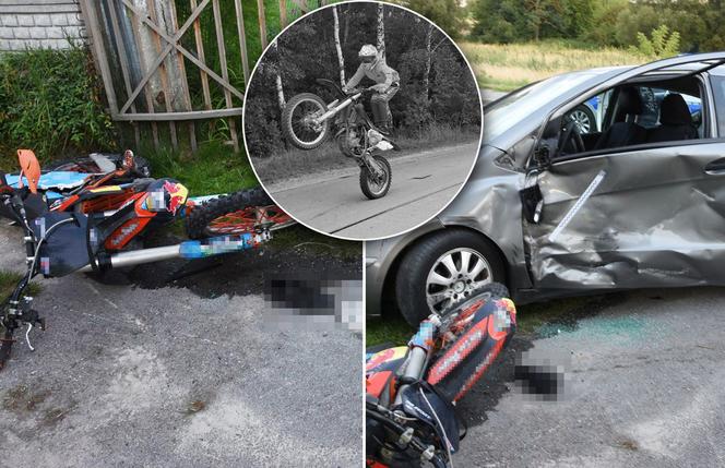 Lubelskie. 15-letni Patryk zginął na motocyklu. Tragiczna śmierć nastolatka z Majdanu Leśniowskiego