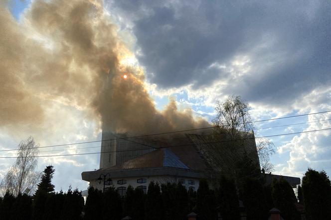 Pożar kościoła pw. św. Maksymiliana Marii Kolbego w Białymstoku