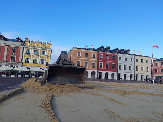 Budowa lodowiska w Zamościu