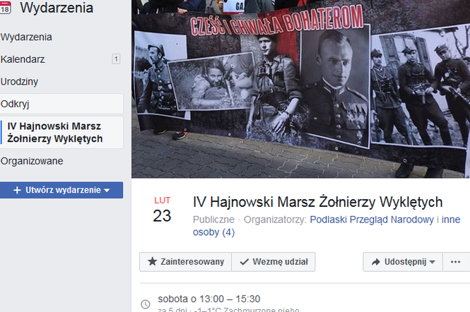 IV Hajnowski Marsz Żołnierzy Wyklętych jednak się odbędzie. Sąd uchylił zakaz burmistrza Hajnówki