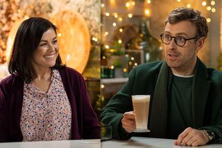 	M jak miłość odc. 1864. Kinga (Katarzyna Cichopek), Dariusz Hoffman (Mateusz Rusin)