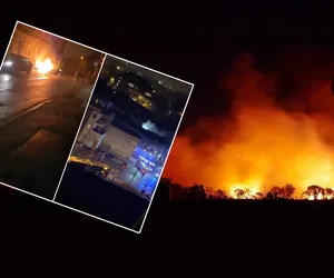 Co się dzieje na ul. Orlej w Bydgoszczy? Płoną samochody i budynek