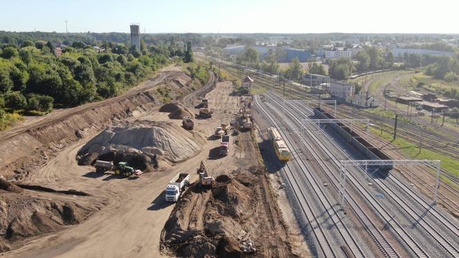 Postępy prac na stacji PKP Olsztyn Główny [ZDJĘCIA]