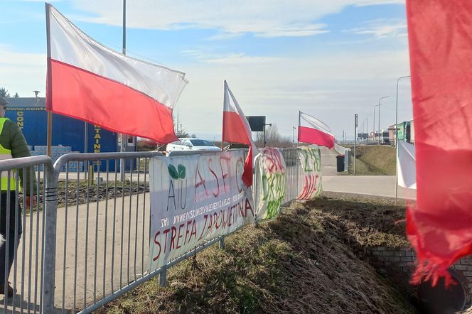 Protest rolników w Medyce