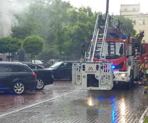 Alarm pożarowy. Dlaczego ewakuowano komendę wojewódzką policji?