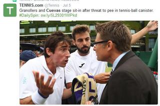 Wimbledon: Tenisista groził, że ODDA MOCZ na korcie! Za karę musi zapłacić 6950 funtów!