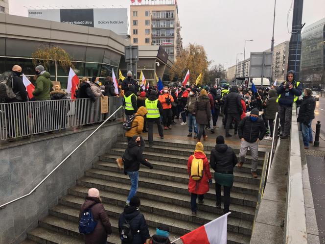 Strajk 13.12 Warszawa