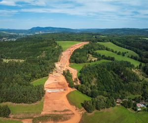 Autostrada D11 w Czechach - zdjęcia z budowy - sierpień 2025