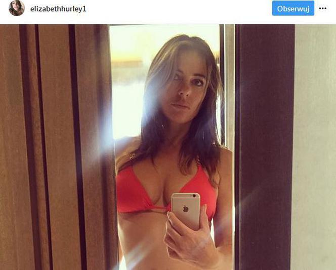 Elizabeth Hurley, Instagram