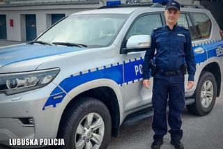 Policjant uratował życie przechodnia