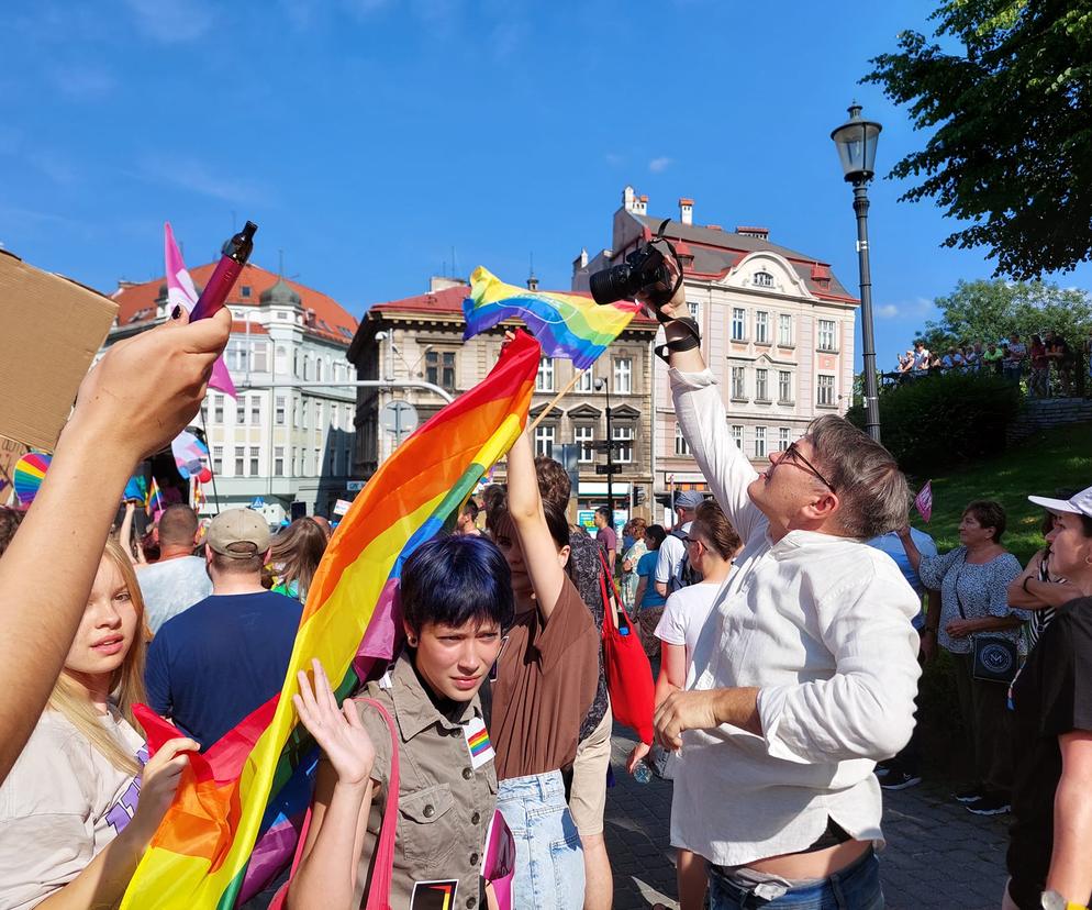 Marsz Równości w Bielsku-Białej przeszedł przez miasto w asyście policji