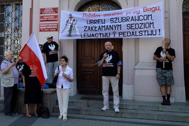 Protestowali przeciwko Marszowi Równości i „pedalskiemu tygodniowi w Poznaniu”
