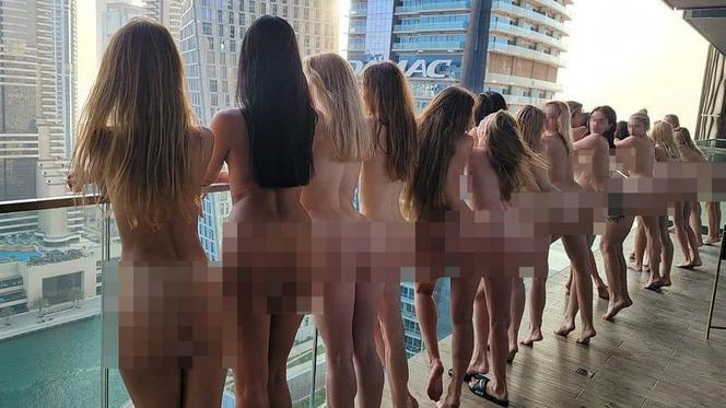 Dramat modelki z Dubaju! Zmusili ją do rozbierania na balkonie