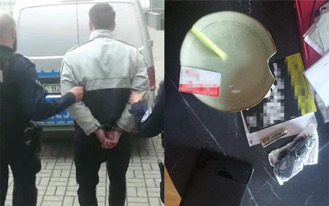 Nalot kryminalnych na mieszkanie w Toruniu. 26-latek i jego partnerka zatrzymani. Oto, co znaleźli policjanci