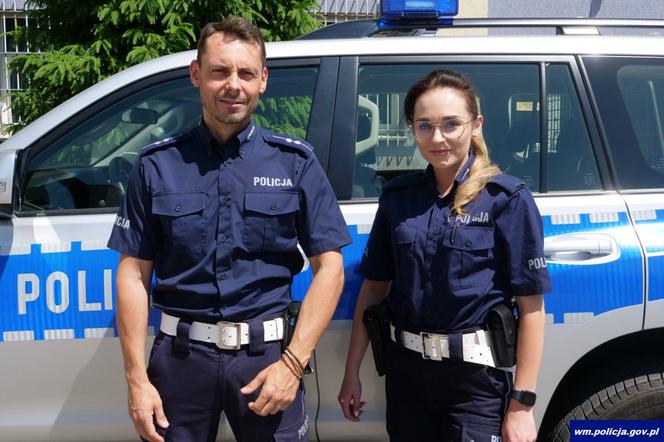 Policjanci z Ostródy pomogli bułgarskiemu turyście