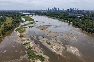 Warszawa. Rekordowy stan wody w Wiśle