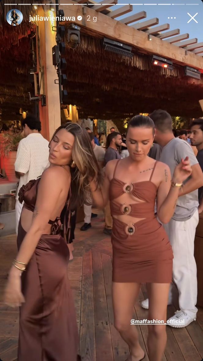 Julia Wieniawa i Maffashion na Mykonos w Grecji
