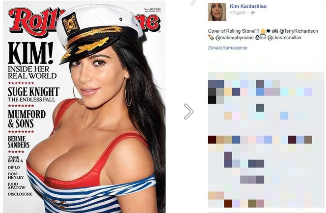 Kim Kardashian pokazuje piersi!