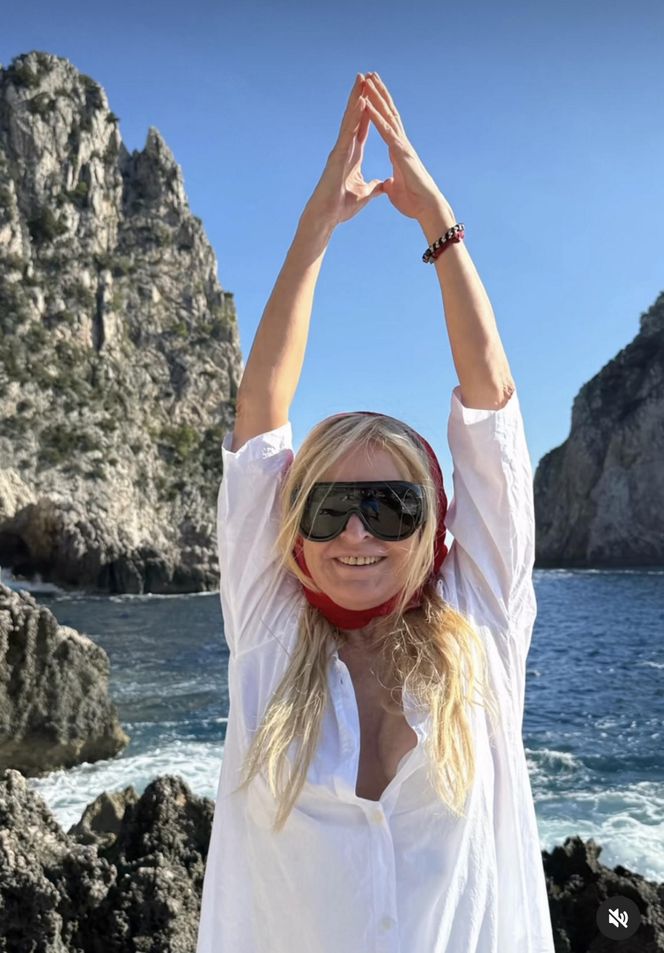 Monika Olejnik na wakacjach