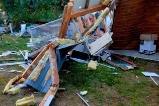 Wybuch gazu w Woli Mikorskiej pod Bełchatowem