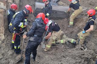 Wypadek na budowie łódzkiego metra