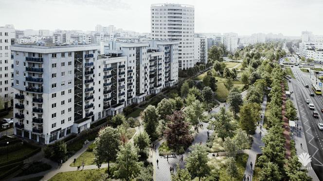 Tak będzie wyglądał park linearny nad POW na Ursynowie. Wizualizacje zapierają dech w piersiach