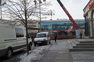 Montaż windy w centrum Kielc