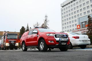 Ewakuacja w Narodowym Instytucie Onkologii (17.01.2025)