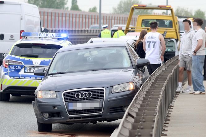 Warszawa sparaliżowana! Karambol po potrąceniu dzika. Kosmiczny korek aż do Marsa