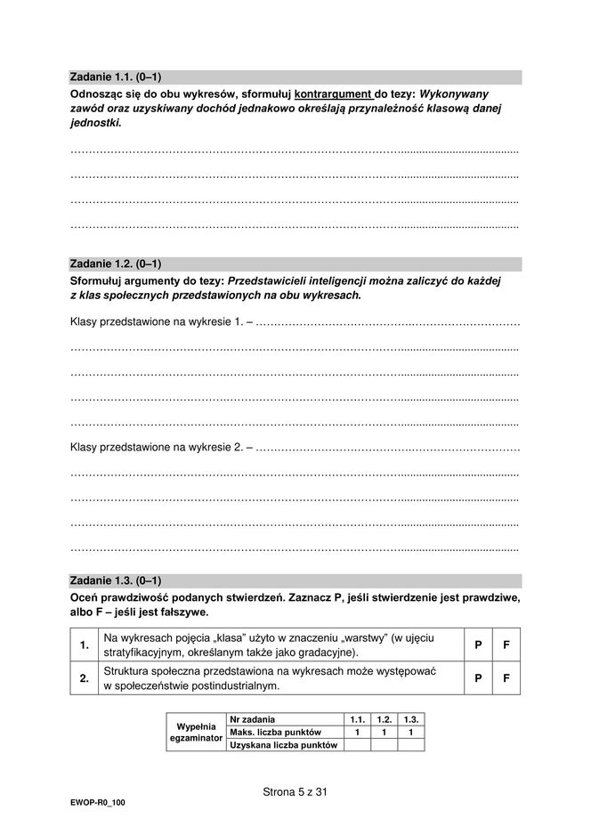 Matura 2025: WOS poziom rozszerzony 13.05.2025. ARKUSZE CKE [Formuła 2015]	