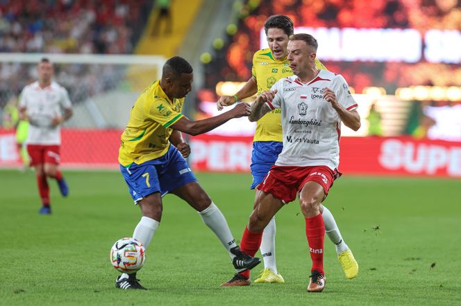Ronaldinho na Stadionie Śląskim w meczu gwiazd Polska - Brazylia