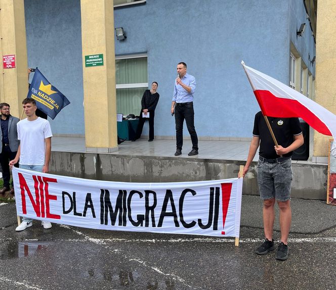 Protest Konfederacji w Siedlcach zgromadził ok. 600 osób
