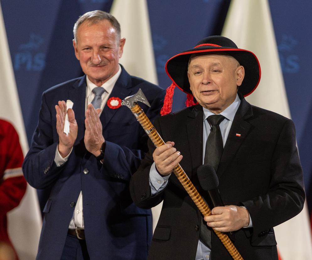 Jarosław Kaczyński w Żywcu