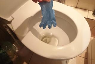 Koronawirus. Poznaniacy WYRZUCAJĄ zużyte rękawiczki do TOALET! Mogą być problemy z kanalizacją!
