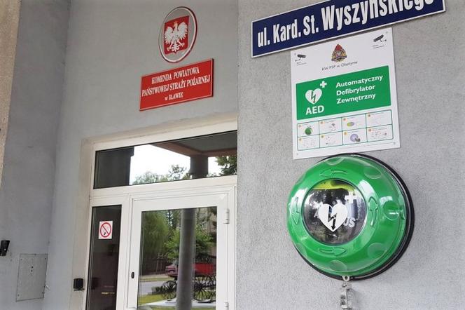 Nie było wolnej karetki, życie mężczyźnie uratowali iławscy strażacy z AED!