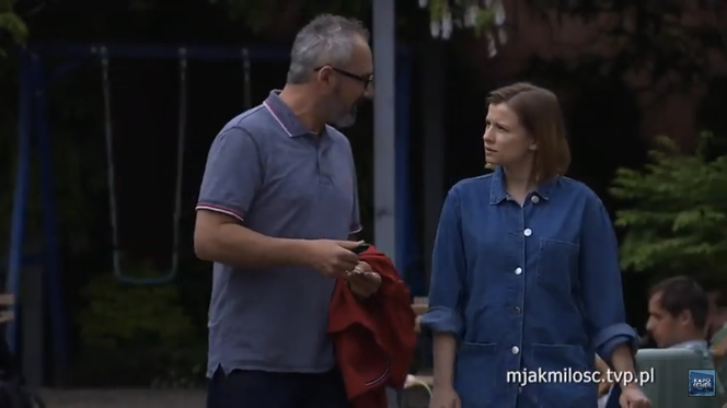 M jak miłość, odcinek 1453 po wakacjach: Werner (Jacek Kopczyński), Budzyński (Krystian Wieczorek)