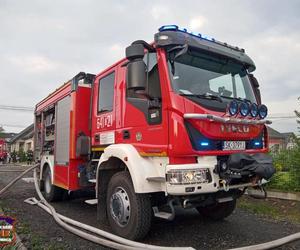 Pożar blaszanego warsztatu na ul. Ruchu Oporu w Bojszowach Nowych