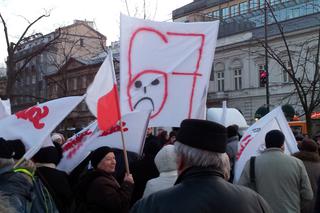 Manifestacja PiS 14.03.2012 NA ŻYWO w Internecie - ZDJĘCIA