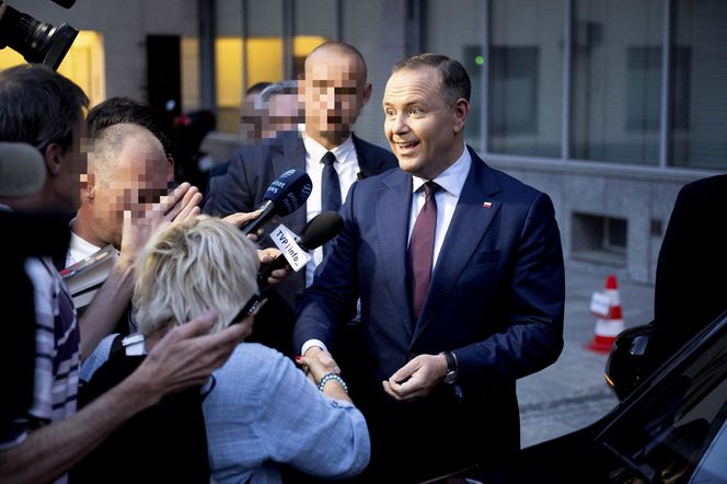 Karol Nawrocki po udzieleniu wywiadu