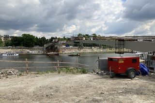 Budowa kładki Kazimierz – Ludwinów w Krakowie