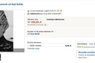Kurtka Lindy poszła za 100 tyś zł. Aukcje WOŚP