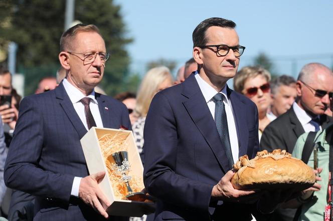 Święto Wdzięczni Polskiej Wsi w Miętnem koło Garwolina z udziałem premiera i ministrów