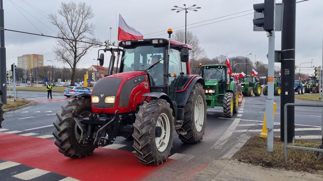 Protest rolników w Lublinie [GALERIA]